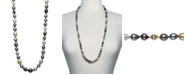 Belle de Mer Multicolor Cultured Pearl 34" Strand Necklace